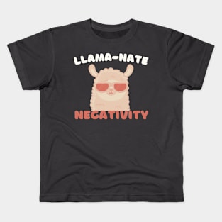 Kawaii Llama Animal Pun Kids T-Shirt